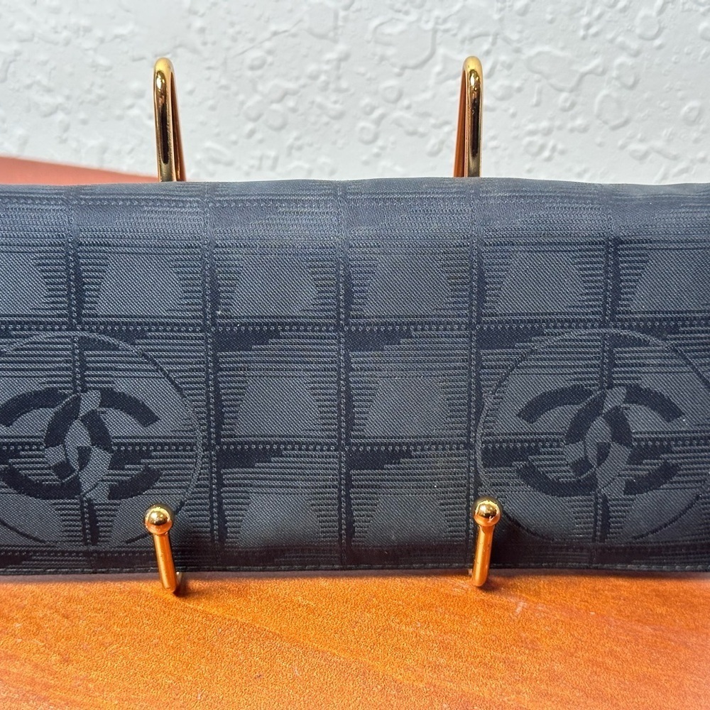 CHANEL Vintage Black Travel Line
Nylon Long Wallet - Picture 1 of 12